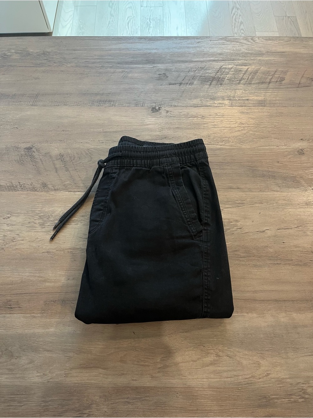 Buffalo David Bitton Men's Black Drawstring Joggers